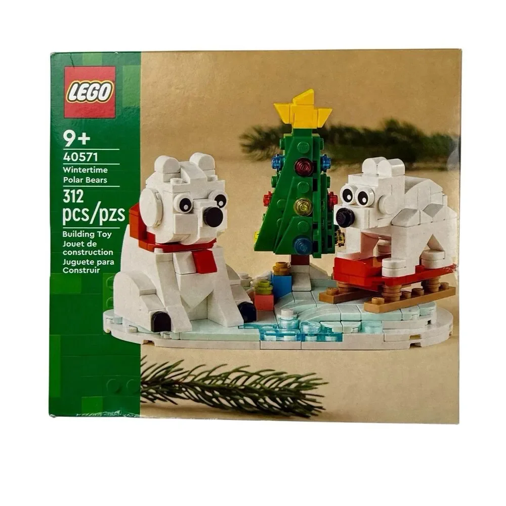 NEW Lego Lot 3 Wintertime Polar Bears 40571 Dinosaurs 31058 Lady Liberty 40367